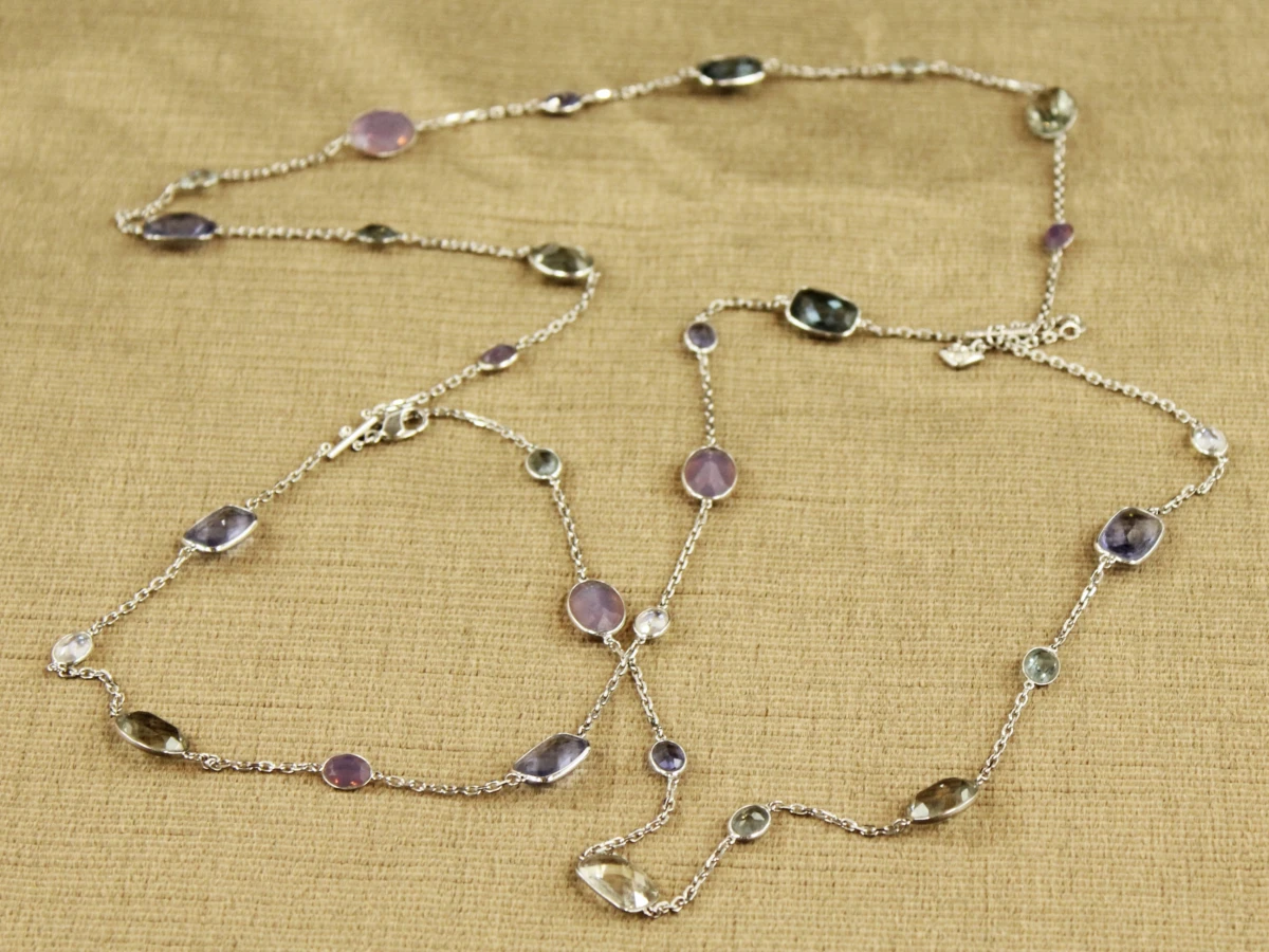 Swarovski ketting met gekleurde kristallen - foto 6
