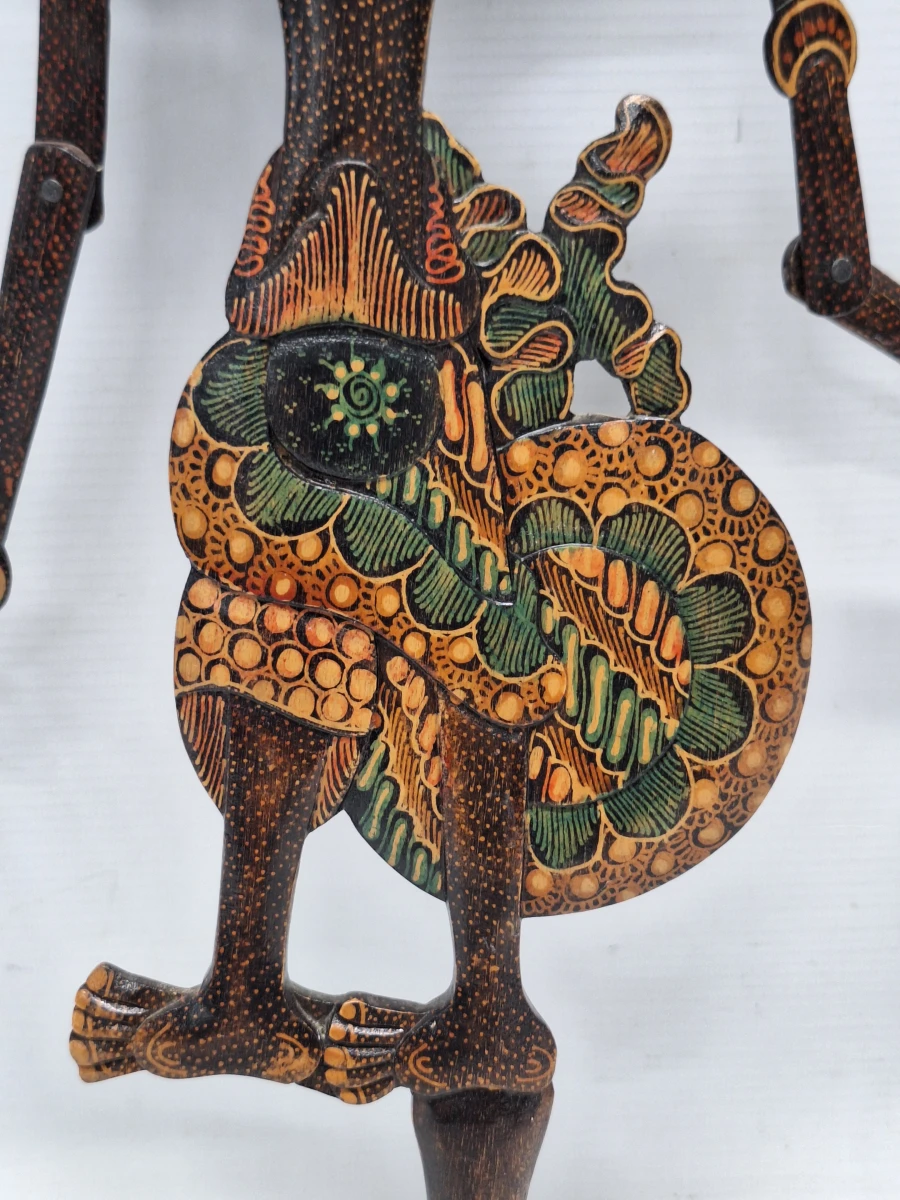 Decoratieve Javaanse Wayang Klitik pop - Raden Panji - foto 9
