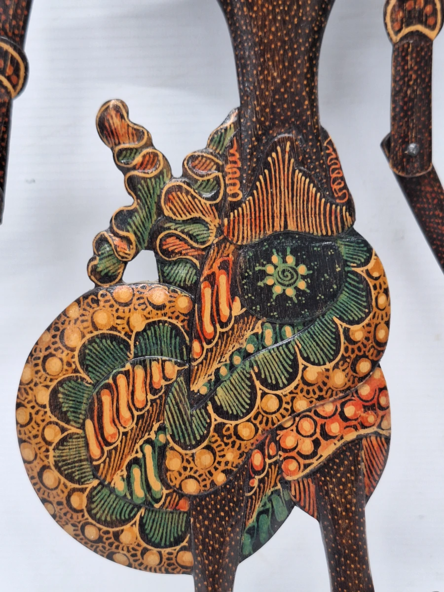 Decoratieve Javaanse Wayang Klitik pop - Raden Panji - foto 3