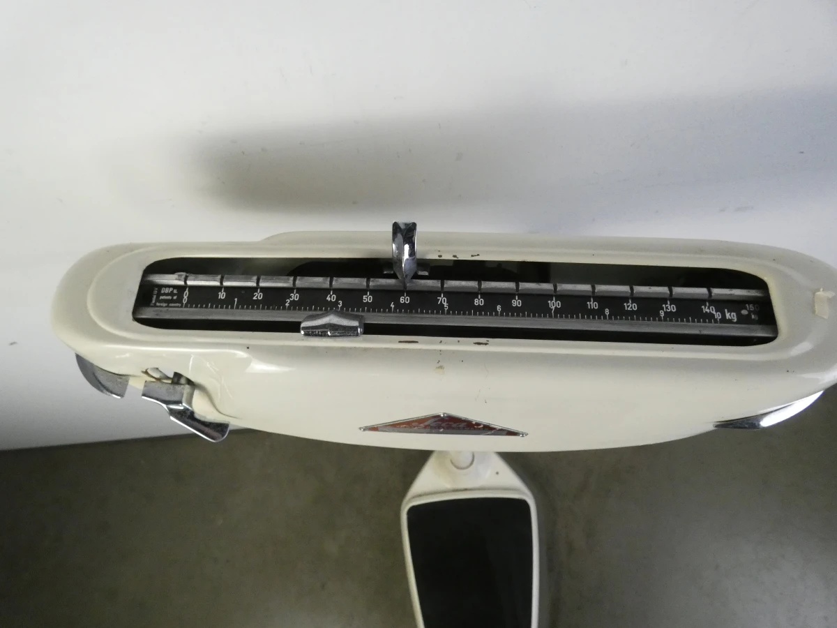 Vintage SECA staande weegschaal tot 150 kg - foto 6