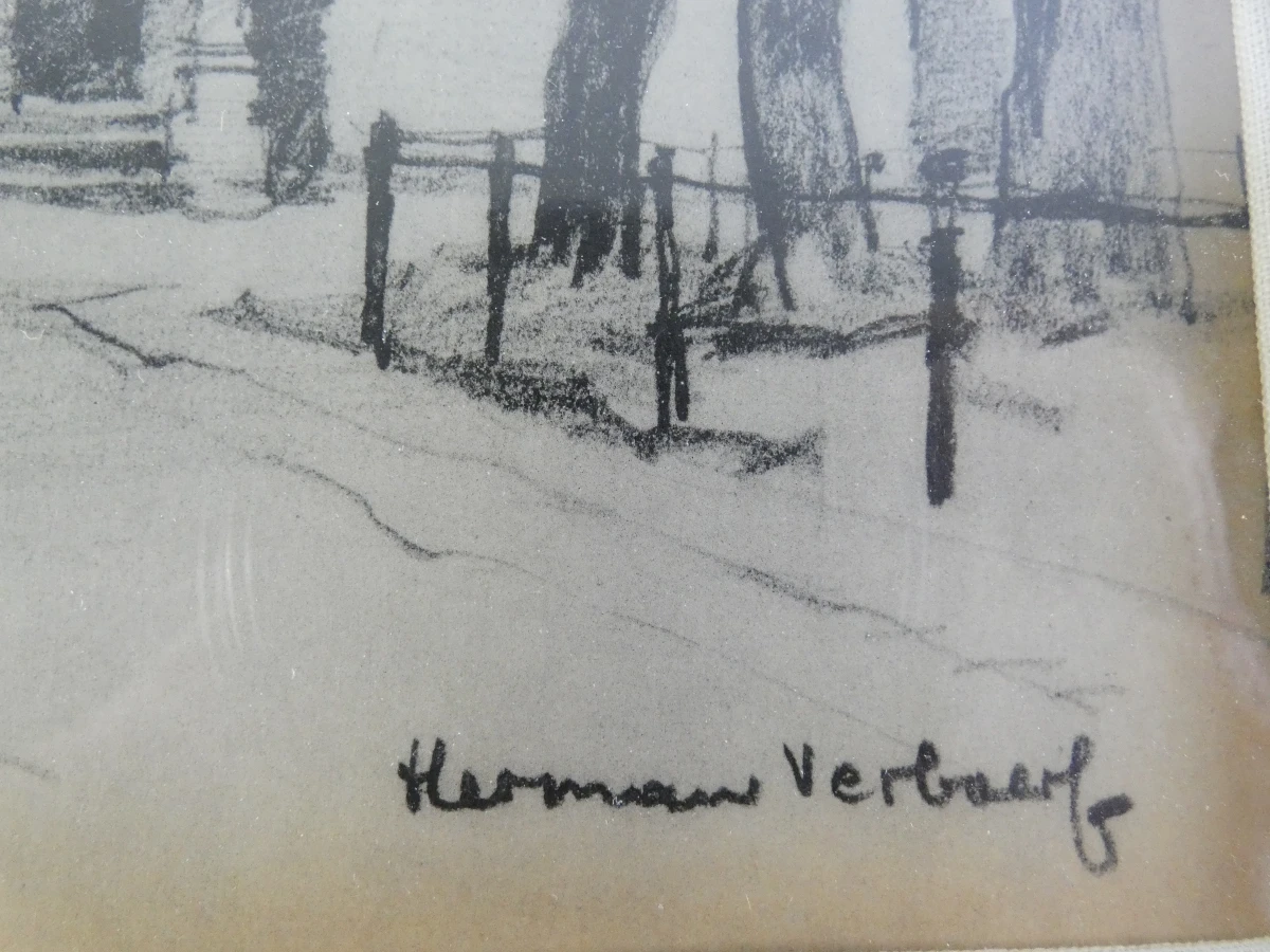 Herman Verbaere 3 gesigneerde tekeningen van Gent - foto 11