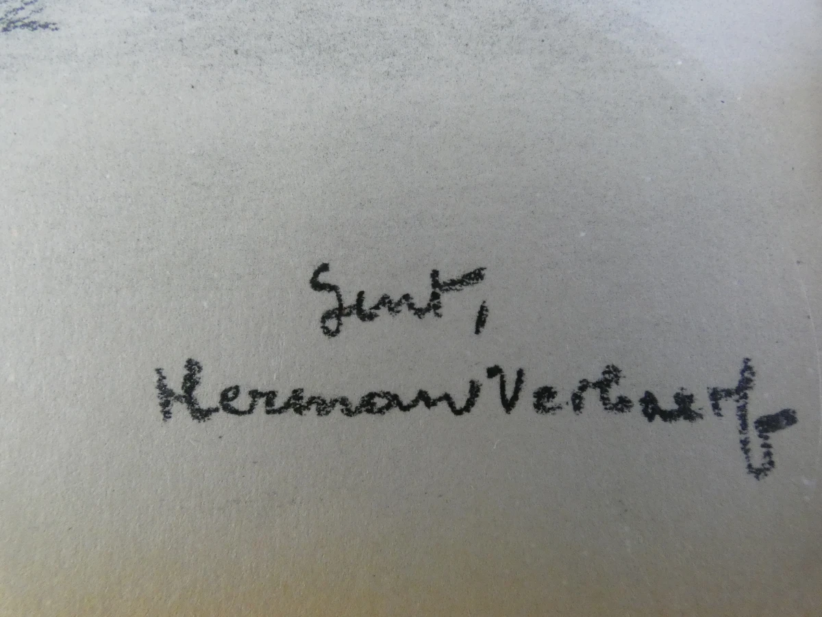 Herman Verbaere 3 gesigneerde tekeningen van Gent - foto 15