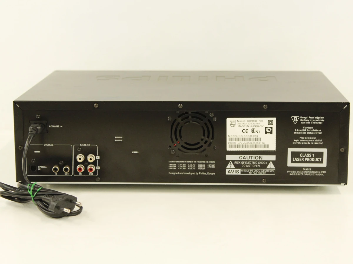 Philips CDR800 CD-Recorder & 3-CD-Wisselaar - foto 8