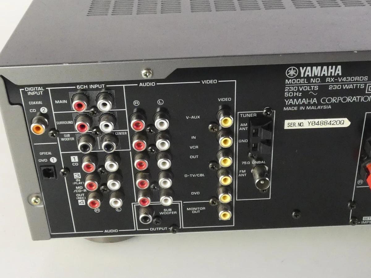 Yamaha RX-V430RDS AV Receiver met afstandsbediening - foto 7