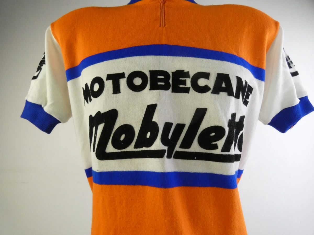 Set van 3 vintage wielertruien Mobylettes en Cyclo Poste - foto 5