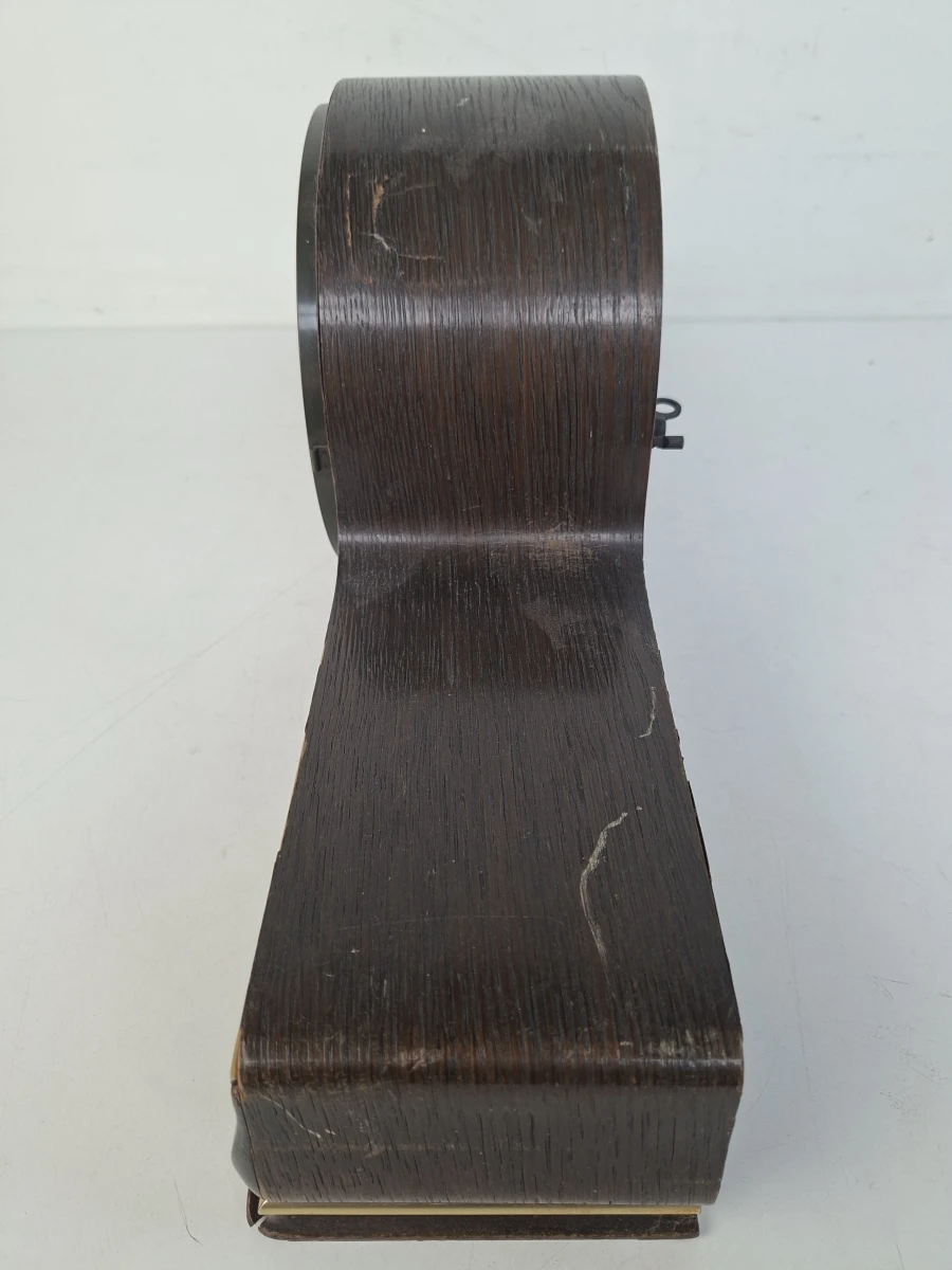 🕰️ Vintage Kienzle Houten Schoorsteenklok met Opwindsleutel 🕰️ - foto 4
