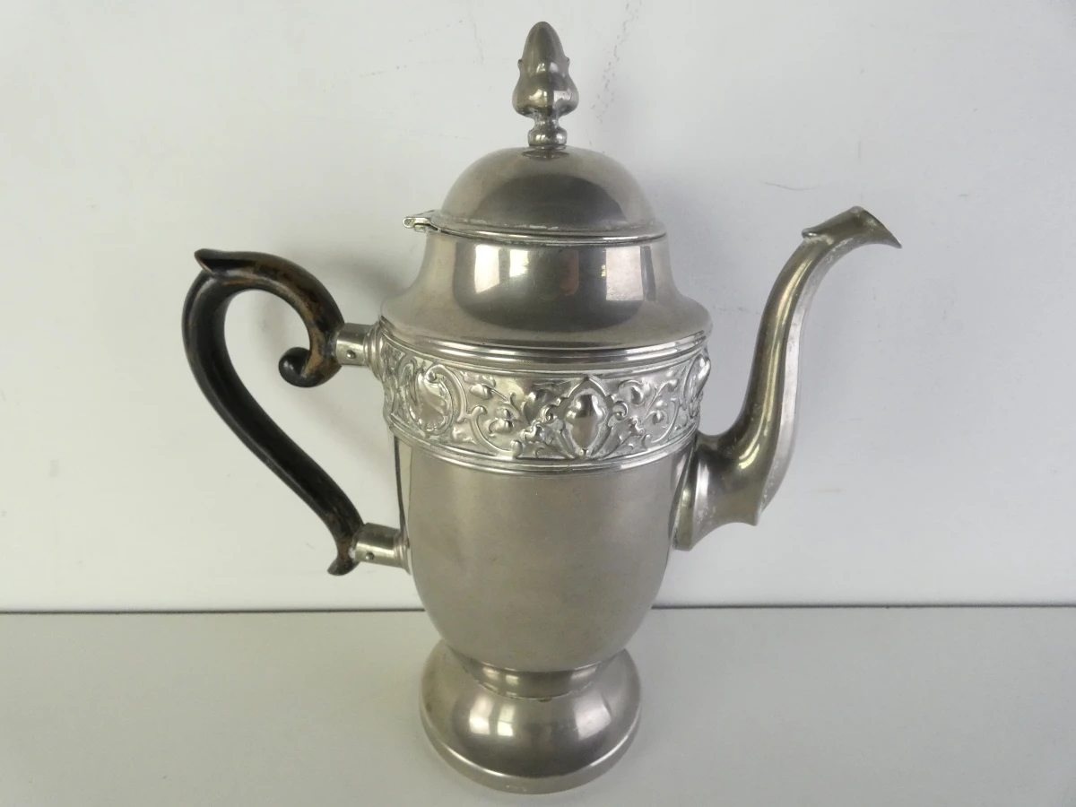 Art-Nouveau koffie- en melkkannenset met suikerpot - foto 2