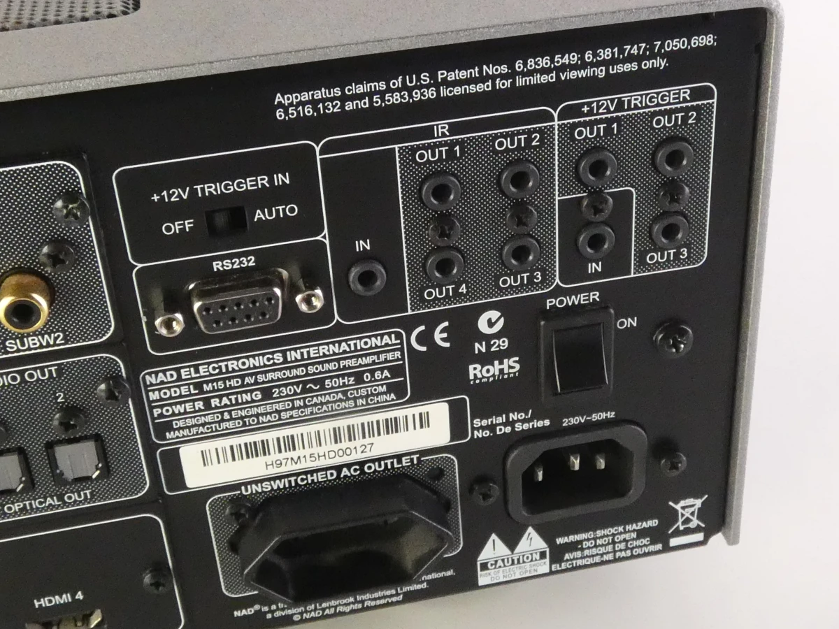 NAD Masters Series M15 HD AV Surround Sound voorversterker - foto 9