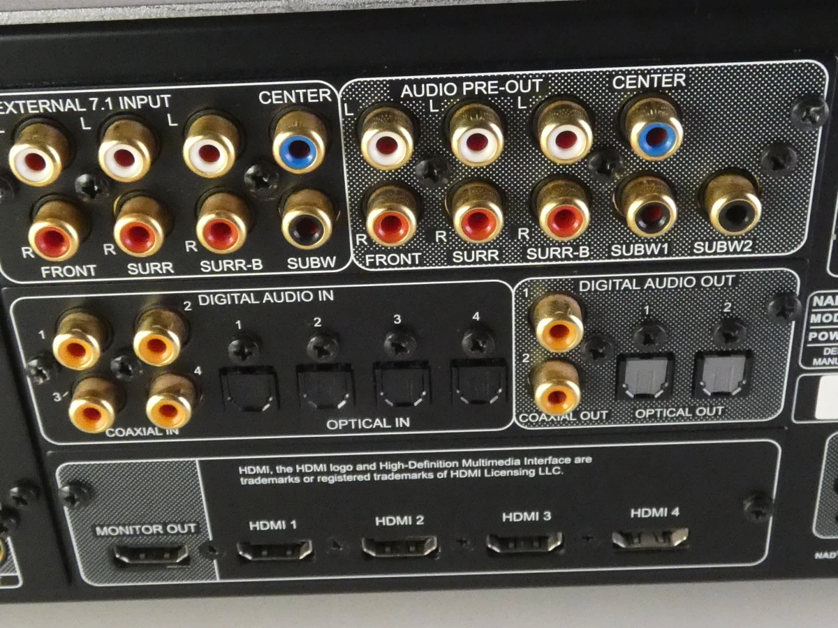 NAD Masters Series M15 HD AV Surround Sound voorversterker - foto 10