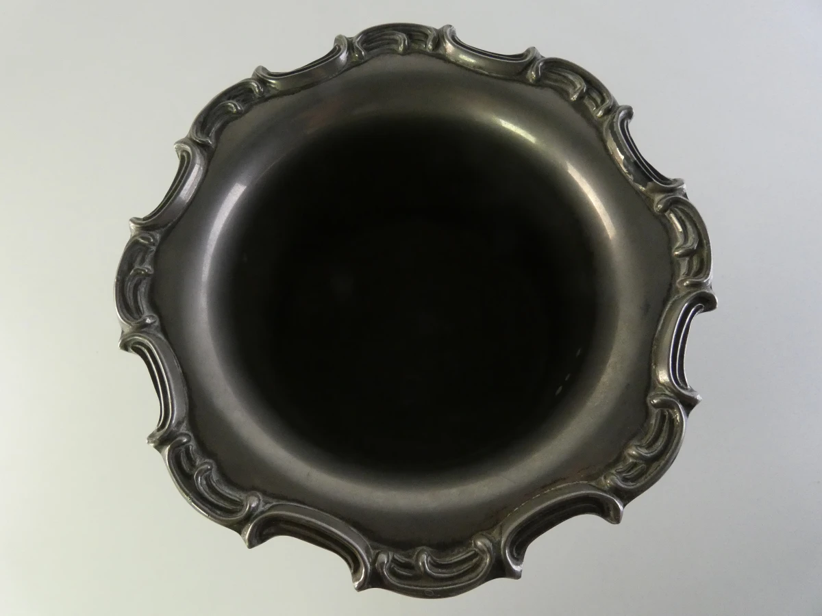 Verzilverde wijn- of champagnekoeler – Medici-stijl - foto 3