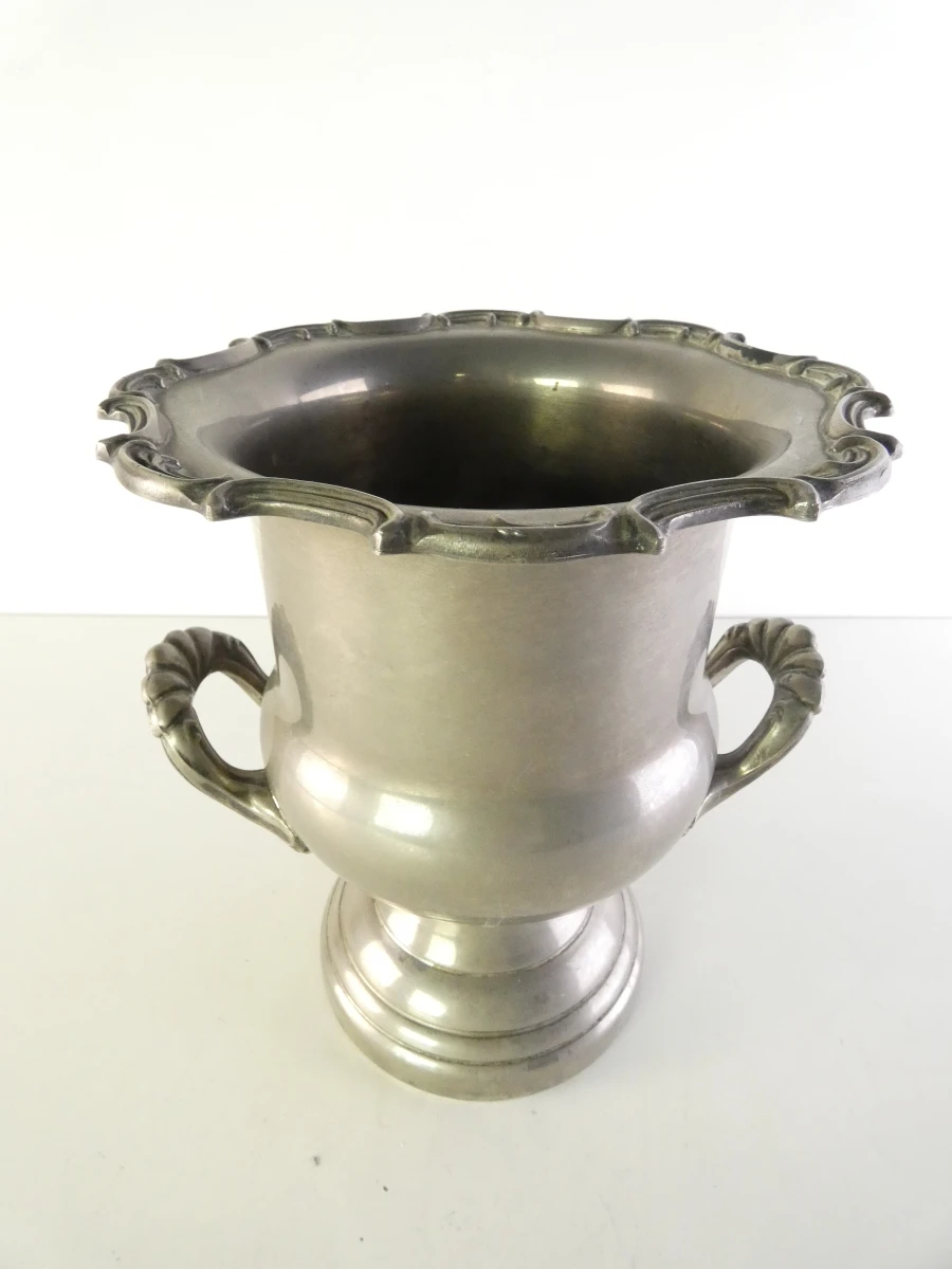 Verzilverde wijn- of champagnekoeler – Medici-stijl - foto 15