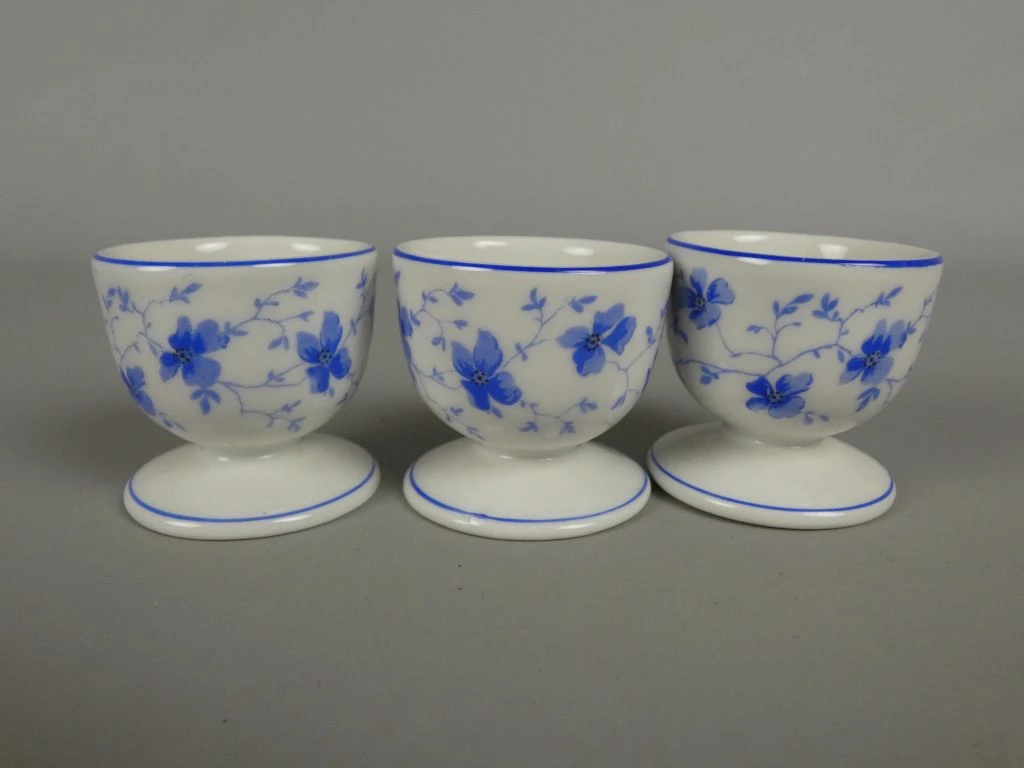 Porseleinen servies met blauw bloemmotief, Arzberg - foto 4