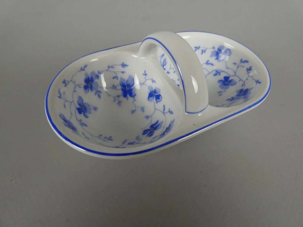 Porseleinen servies met blauw bloemmotief, Arzberg - foto 10