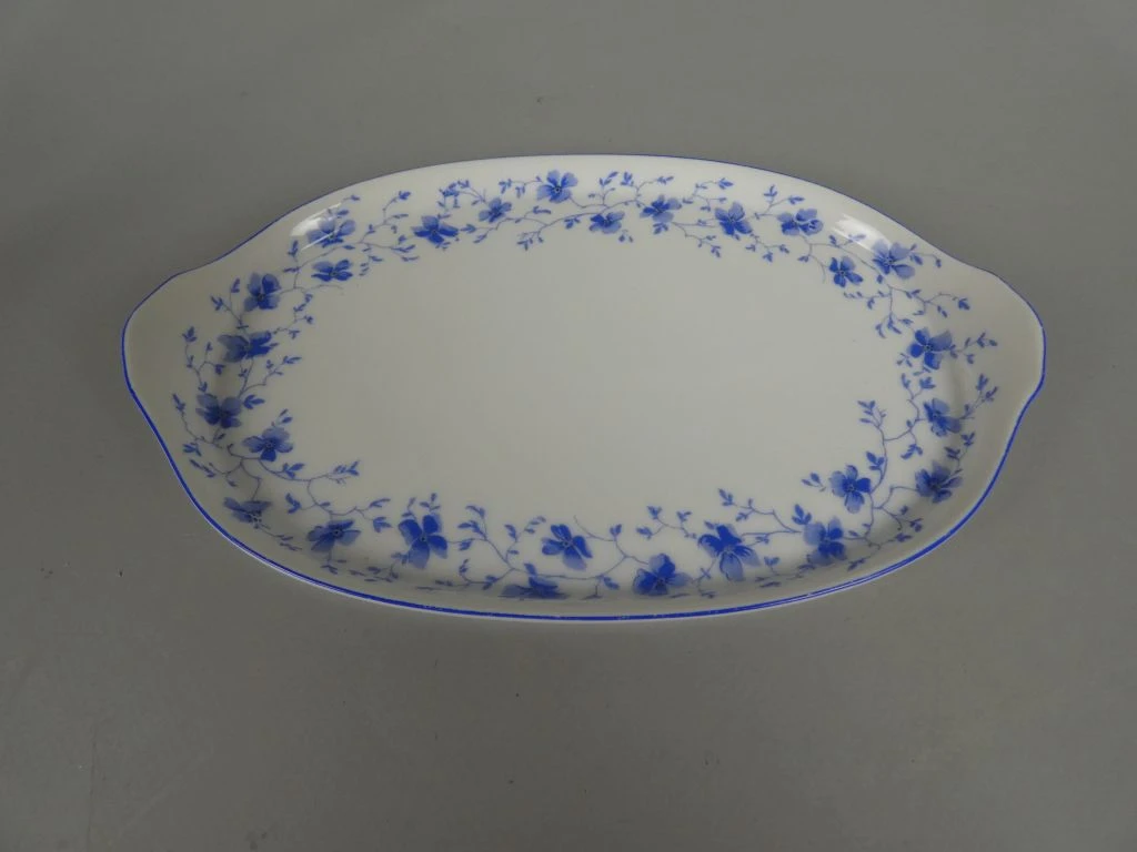 Porseleinen servies met blauw bloemmotief, Arzberg - foto 9
