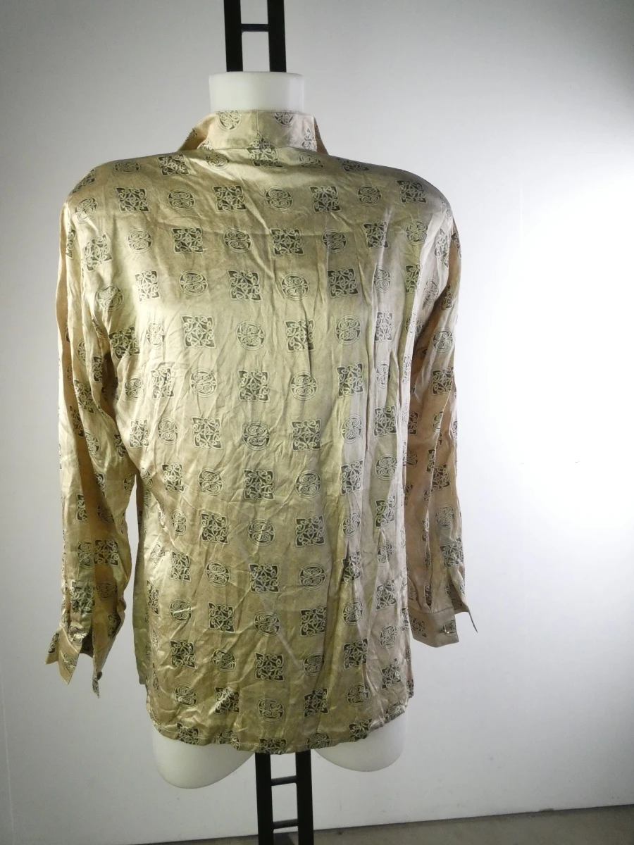 Vintage ESCADA zijden designblouse – maat 40 - foto 6