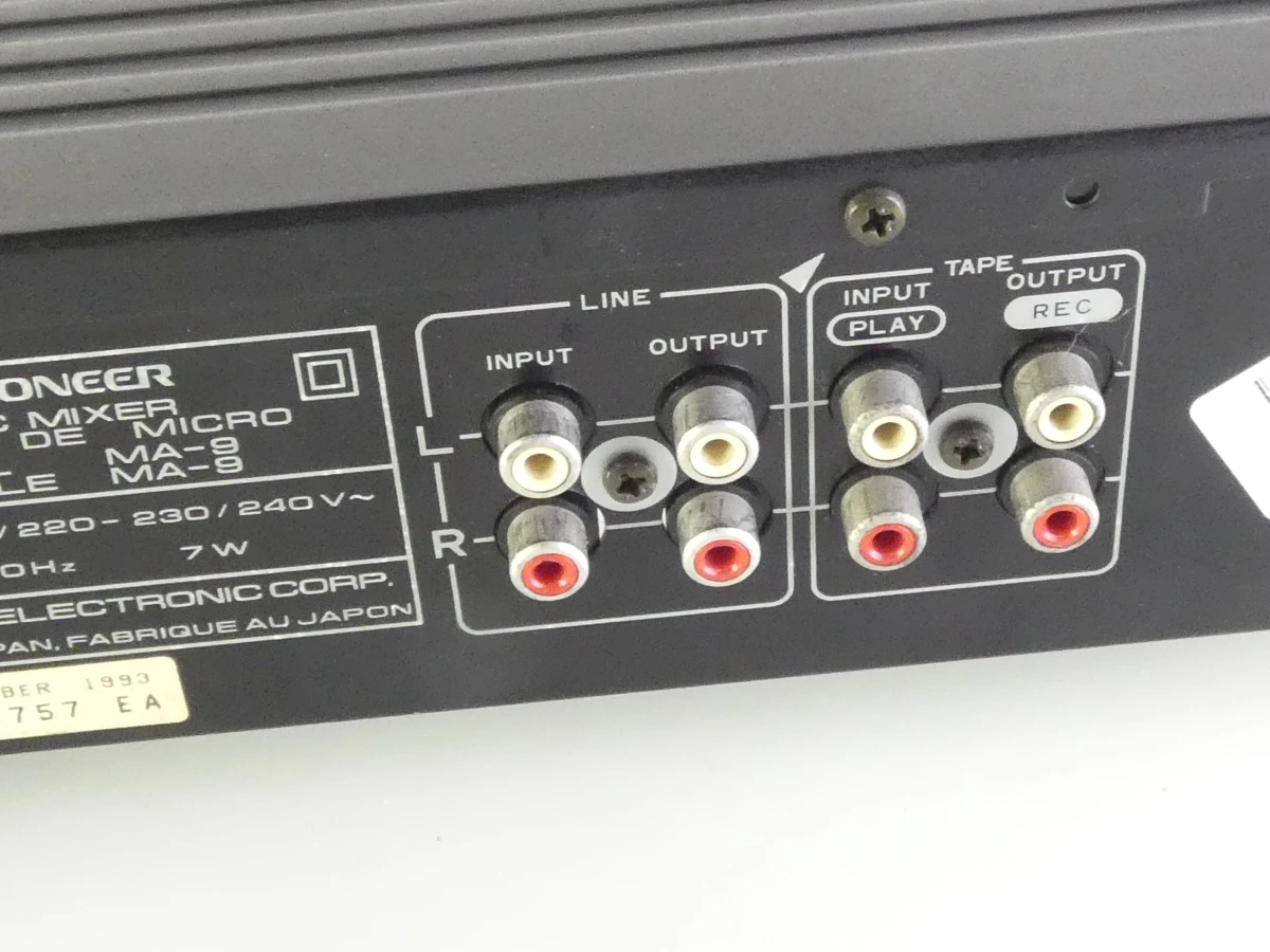 Pioneer MA-9 microfoon mixer met echo - foto 10