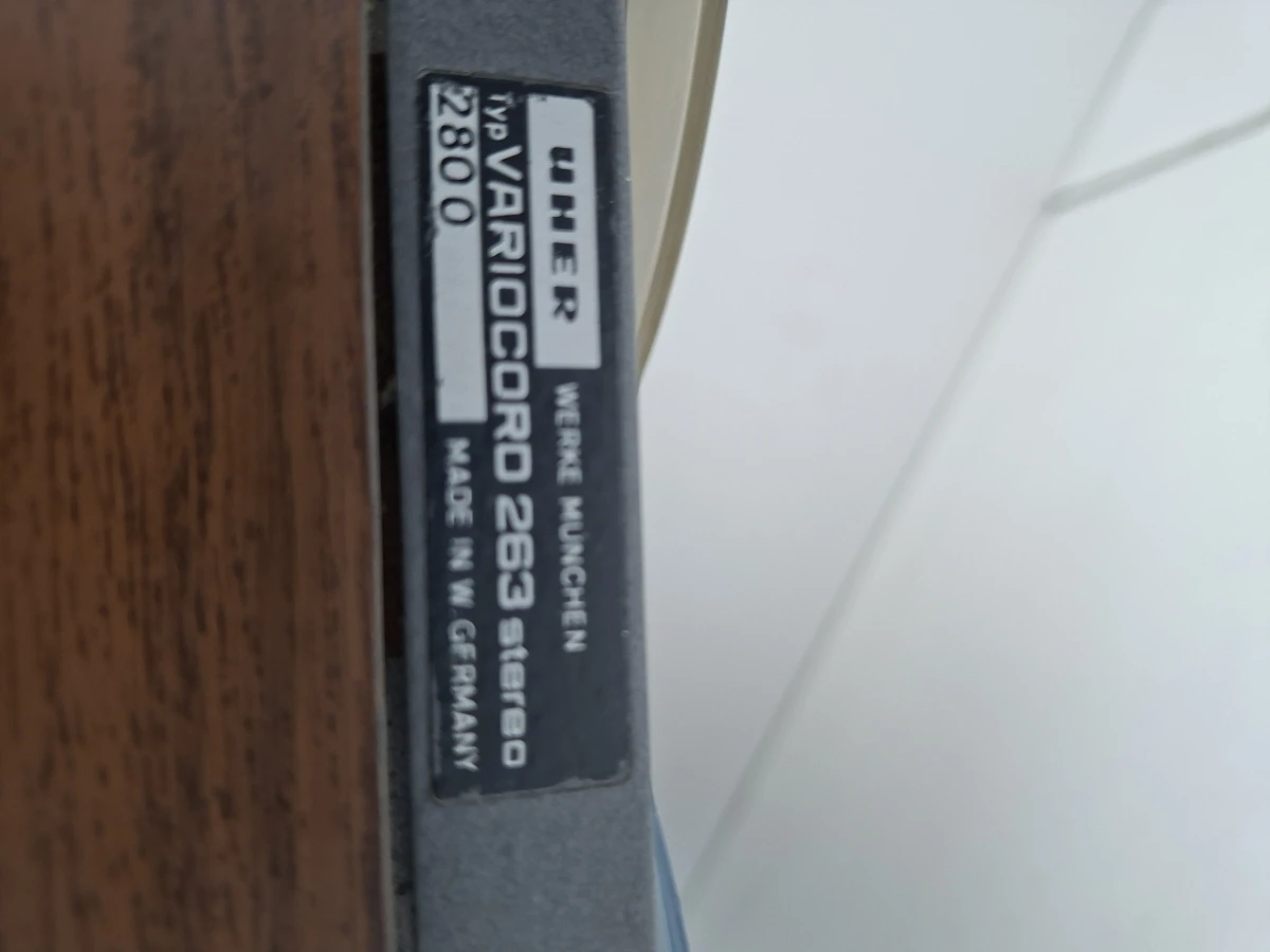📼 Vintage Uher Variocord 263 Stereo Bandrecorder met Stofkap – Enkel Decoratie 📼 - foto 5