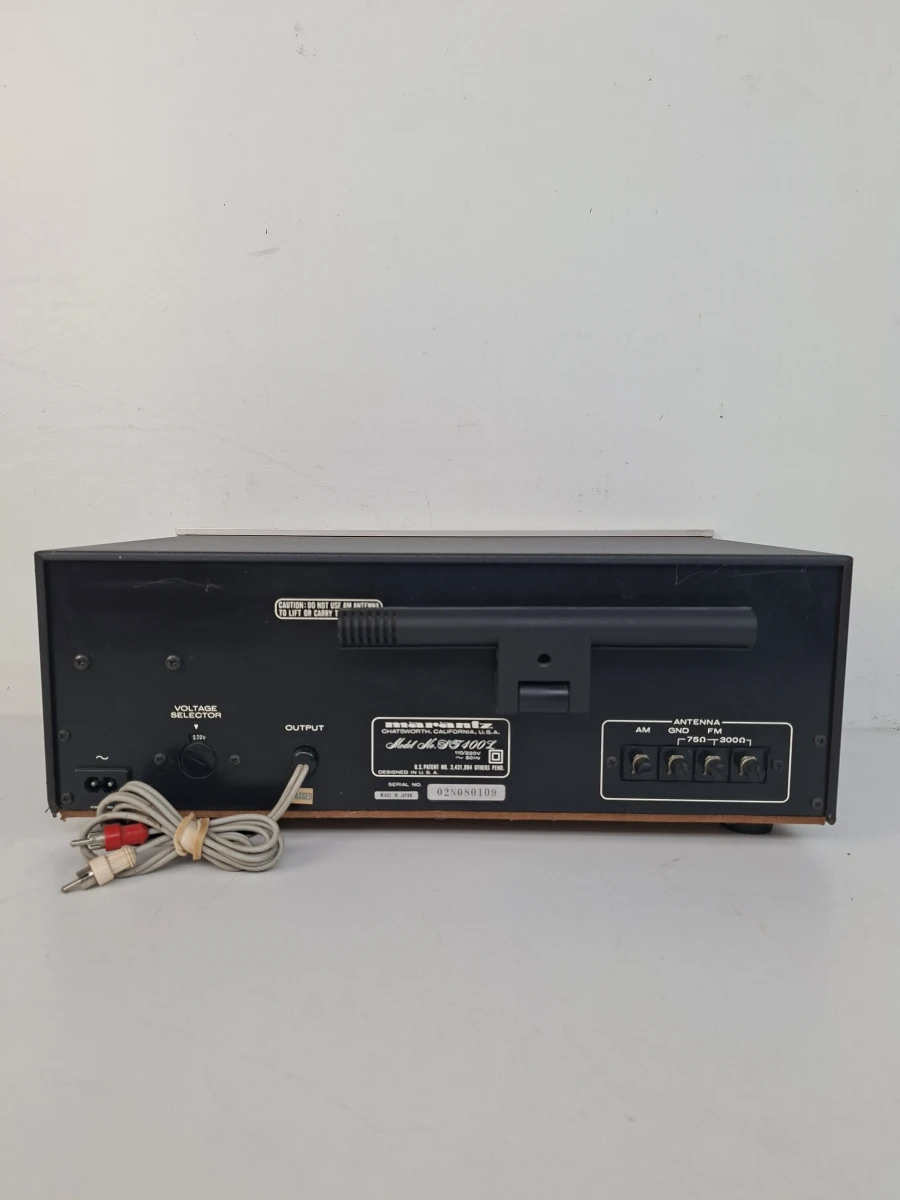 📻 Vintage Marantz ST 400L Stereo Tuner – Goudkleurig Front 📻 - foto 4
