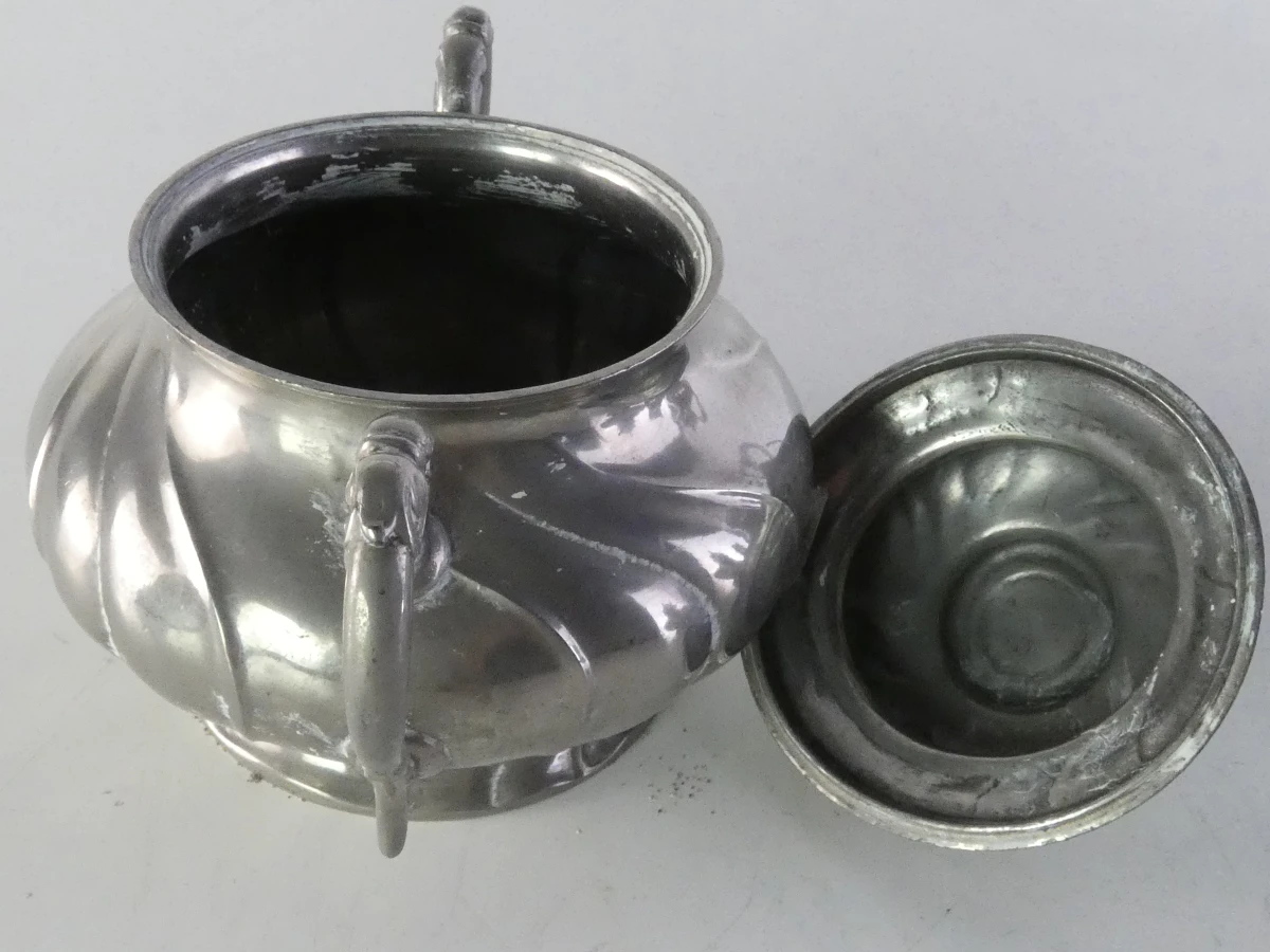 Vintage verzilverd koffie- en theeservies van 4-delig - foto 26
