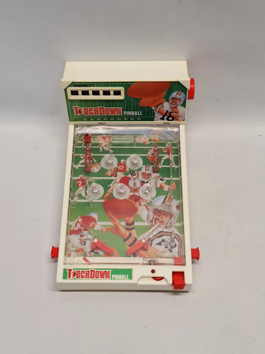Vintage Tiger Electronics Touchdown Pinball (1988) - Elektronische Tafel Flipperkast in Doos - foto 4