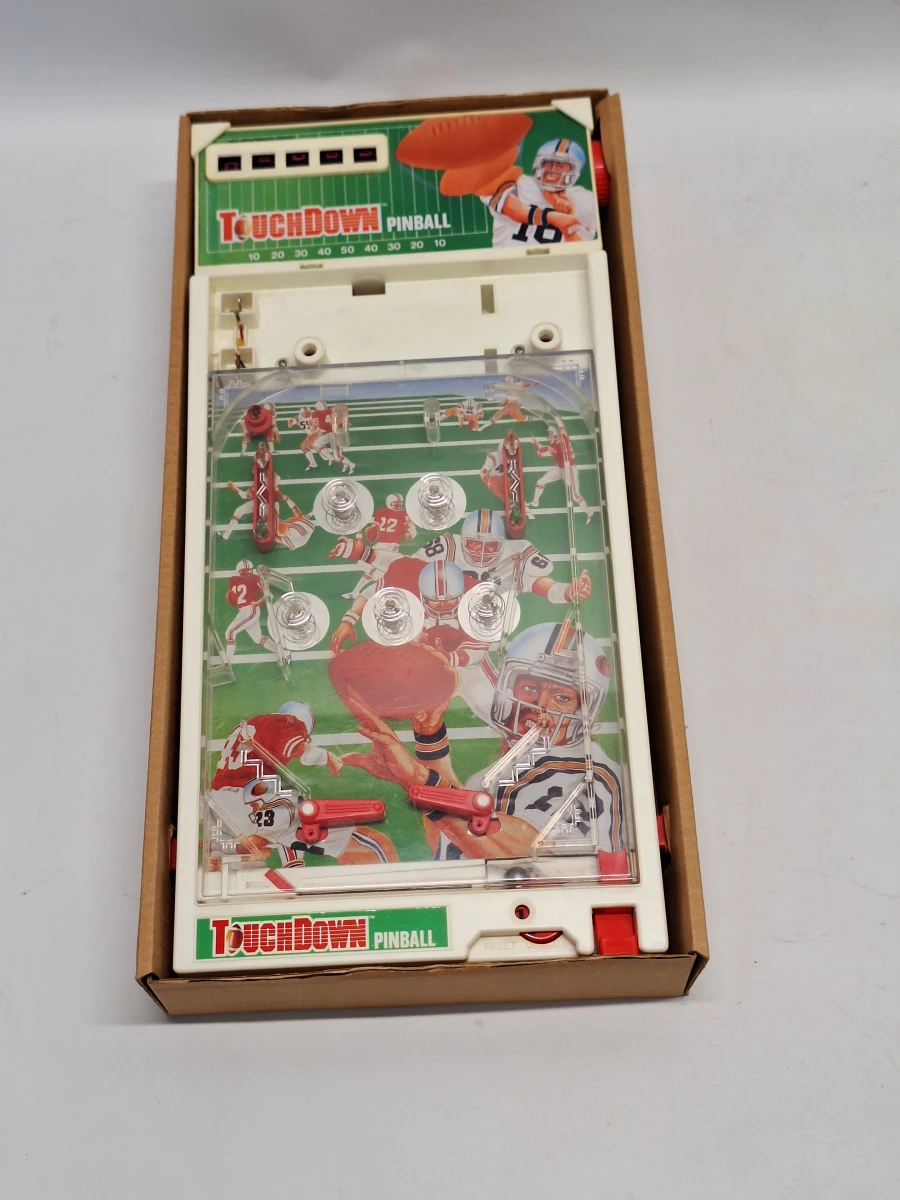 Vintage Tiger Electronics Touchdown Pinball (1988) - Elektronische Tafel Flipperkast in Doos - foto 11