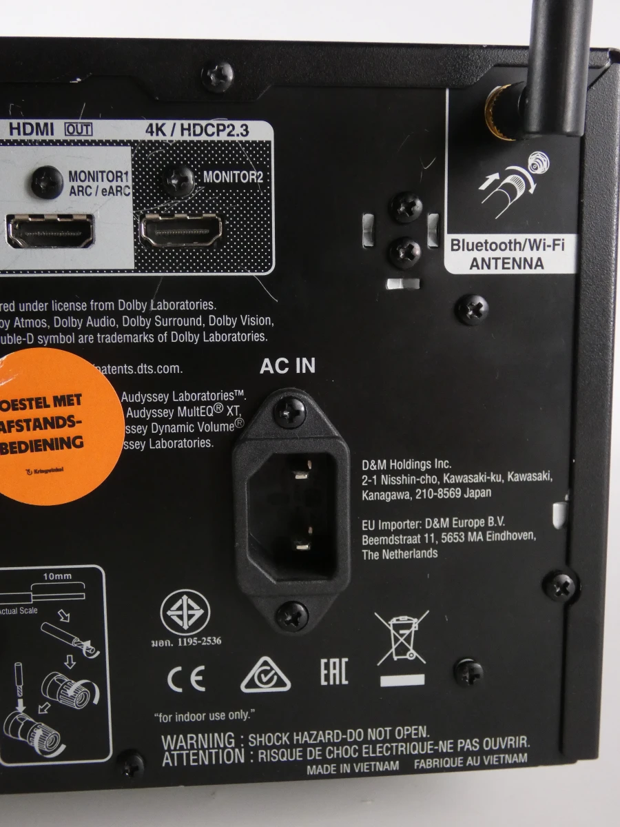 Denon AVR-X2600H DAB AV Receiver met afstandsbediening - foto 12