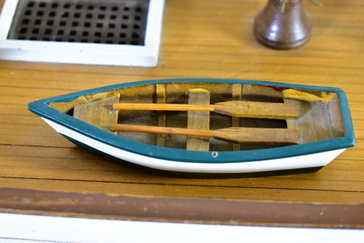 Groot houten scheepsmodel van klassieke zeilschoener, 120 cm - foto 8