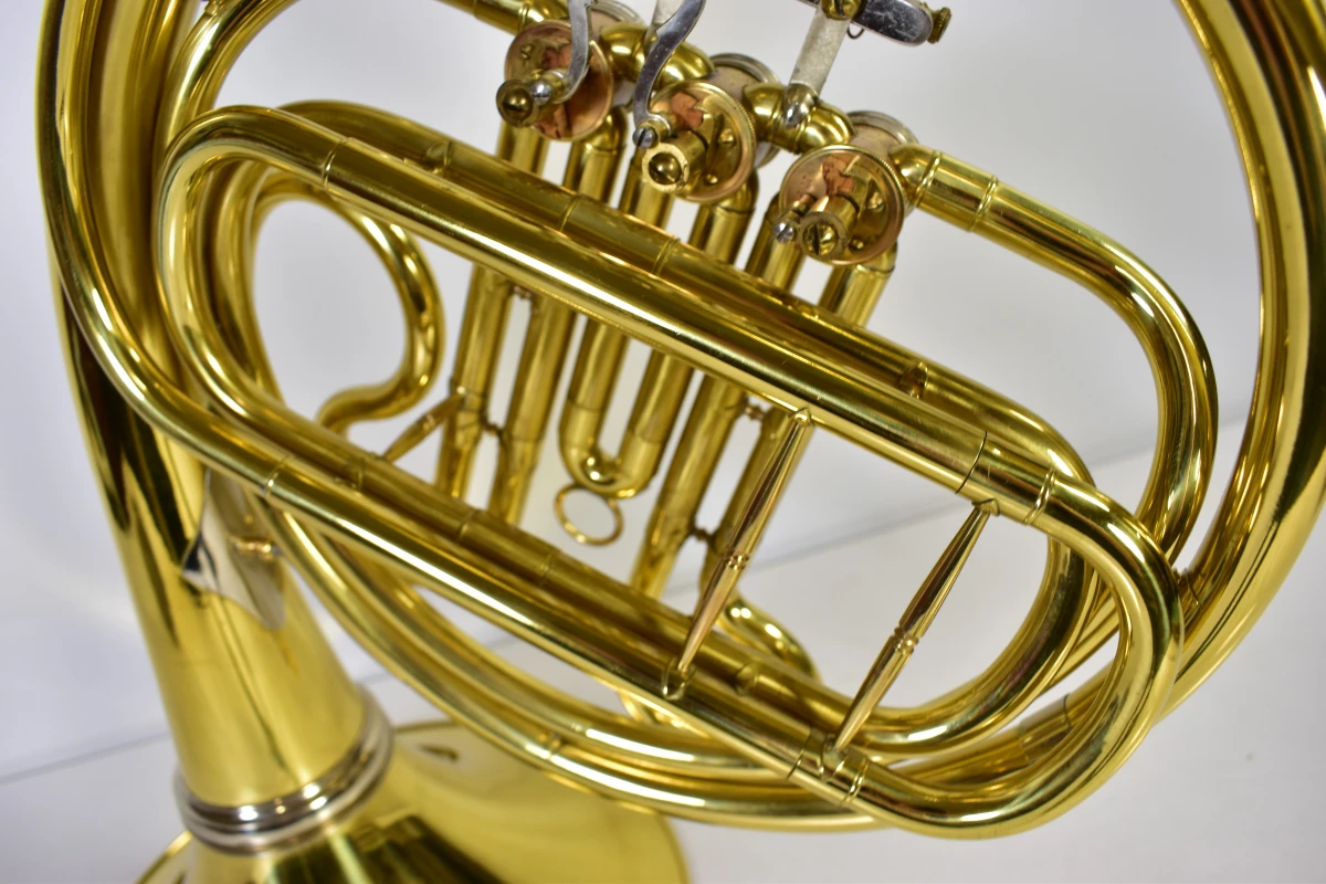 Lark Franse hoorn nr. 114032 met koffer en bladmuziek - foto 9