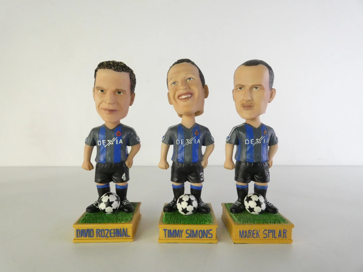 Club Brugge verzameling – officiële spelersfiguren, jaren 2000 - foto 12