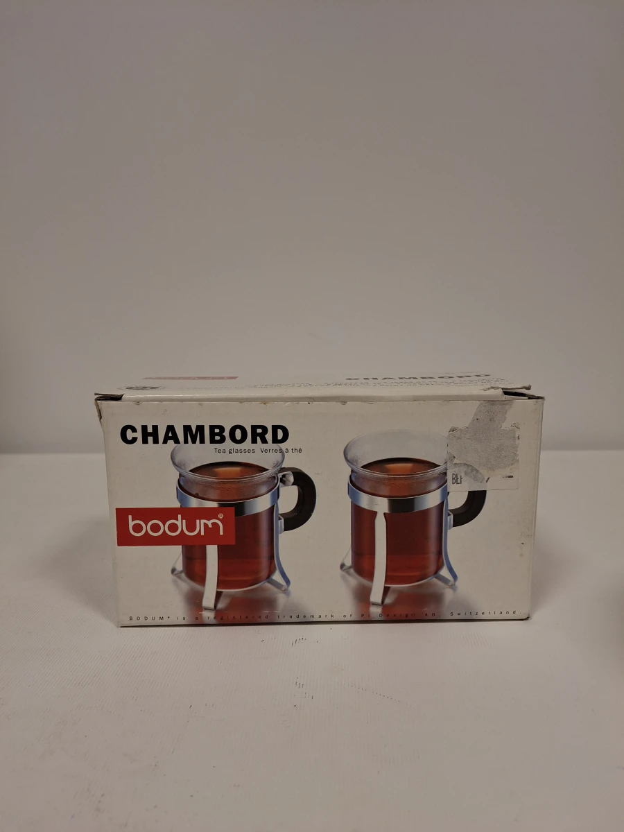 Bodum Chambord theepot met 2 glazen theekopjes - foto 2