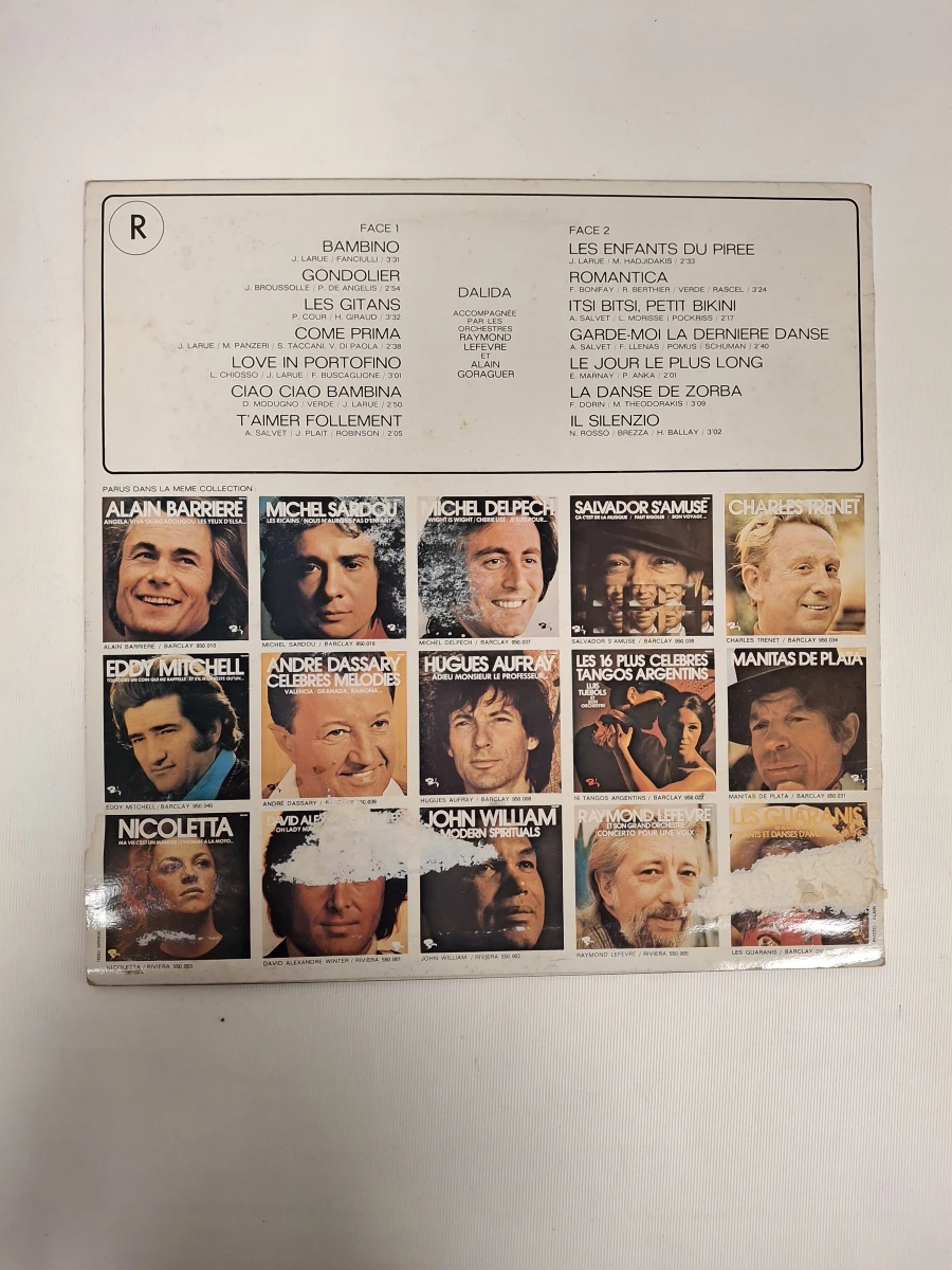 Set van 6 vintage Dalida vinylplaten - foto 7