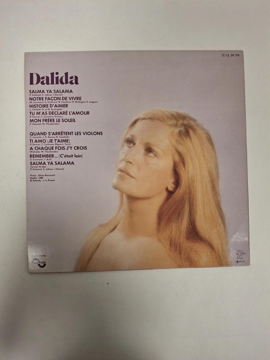 Set van 6 vintage Dalida vinylplaten - foto 3