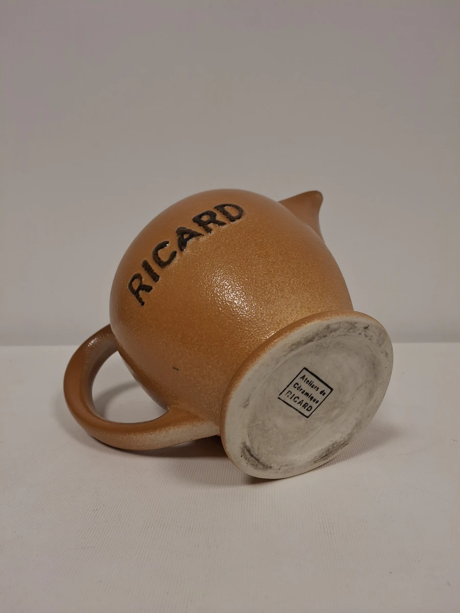 Set Ricard karaf, 4 glazen, 4 onderleggers en schenkdop - foto 3