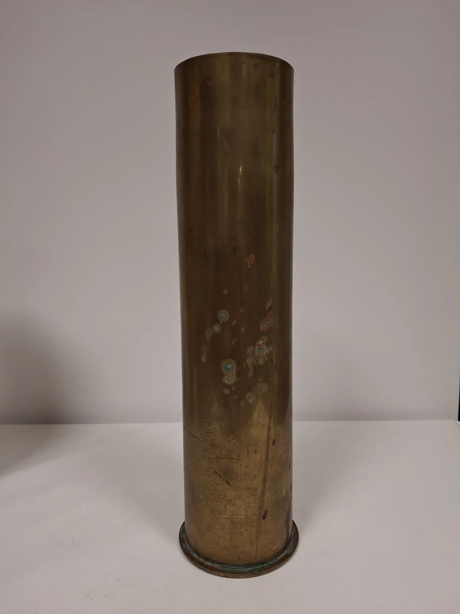 Oude bronzen kogelhuls decoratie - foto 4