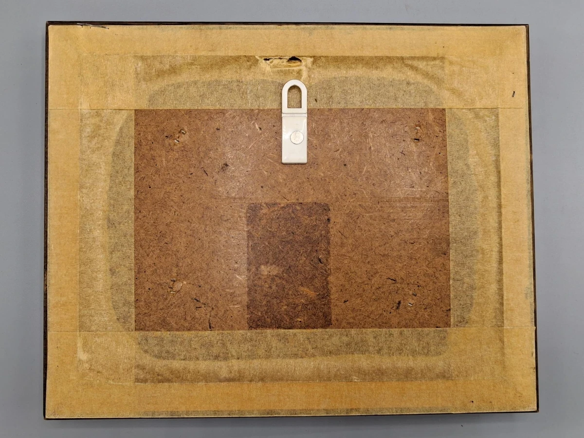 Metalen plaquette met een ets/gravure van het Belfort Brugge - foto 3