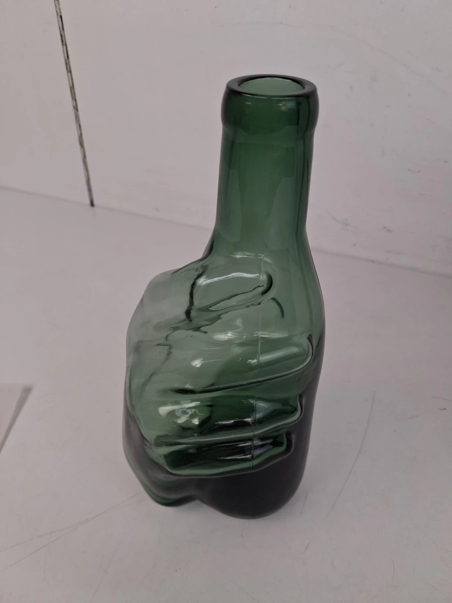 "Edward" karaf in smaragdgroen glas - foto 3