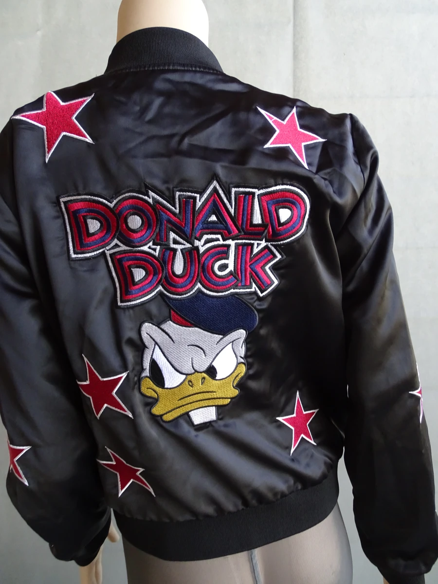 Zwarte Disney bomberjack met Donald Duck - foto 2