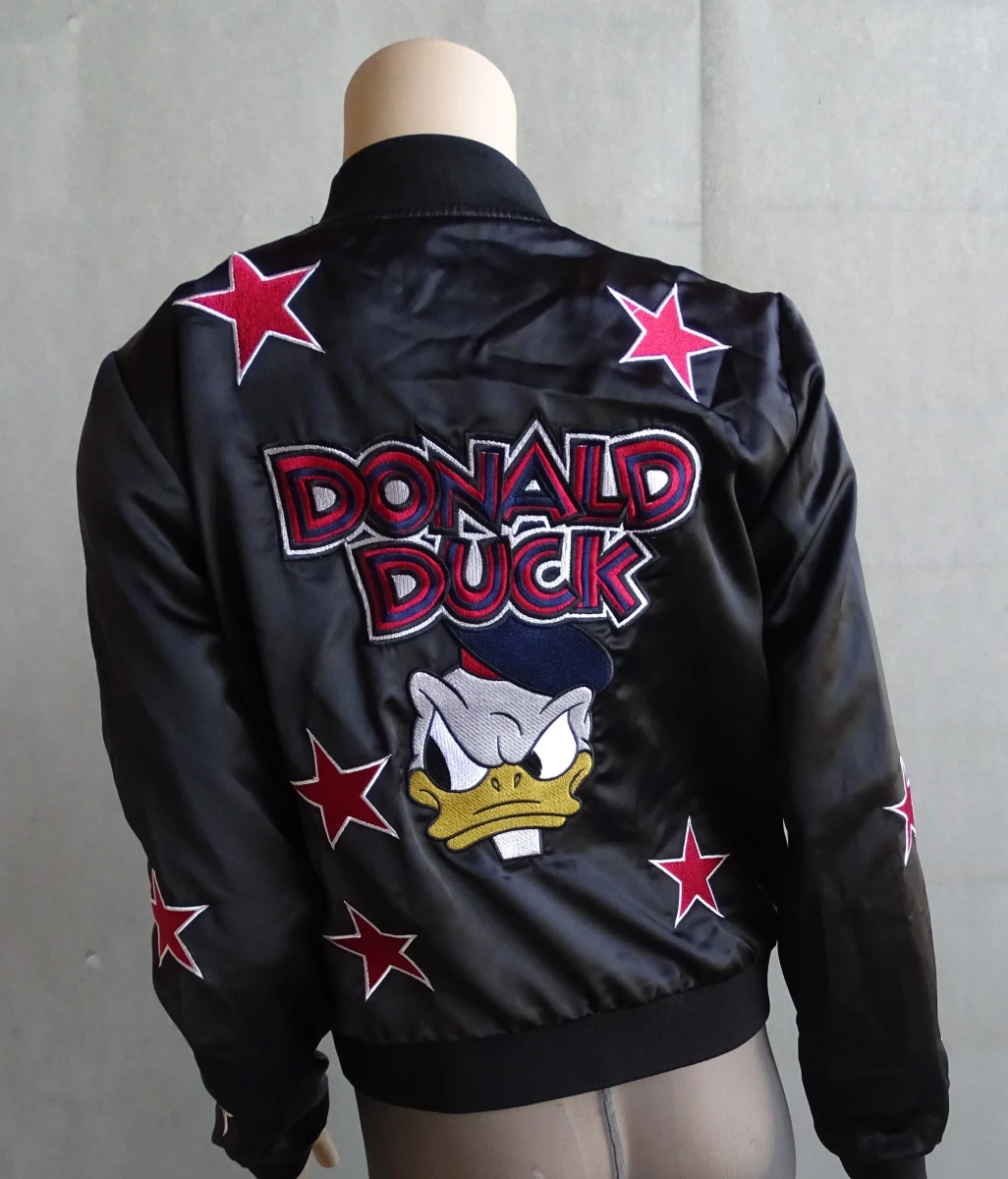Zwarte Disney bomberjack met Donald Duck