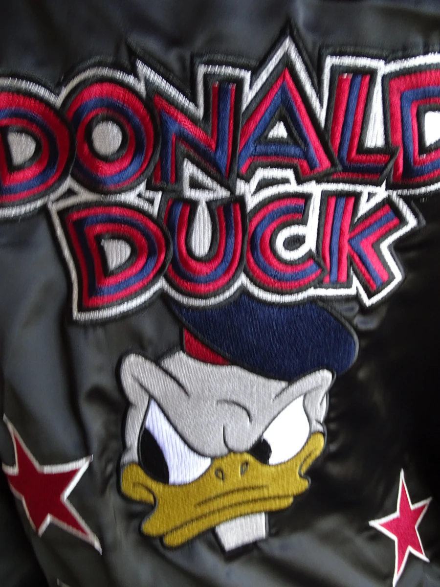 Zwarte Disney bomberjack met Donald Duck - foto 3