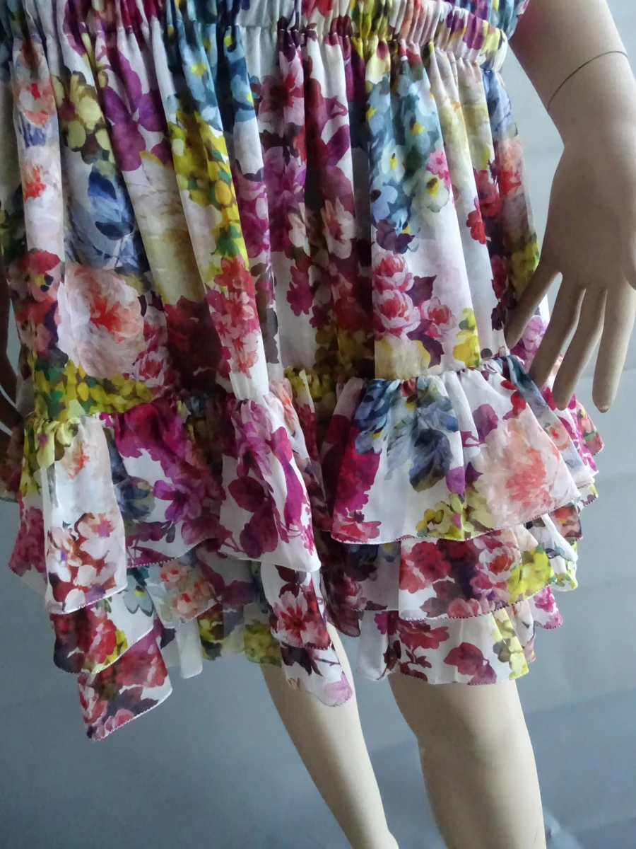 Dames D&G zomerjurk met bloemenprint maat 38 - foto 8