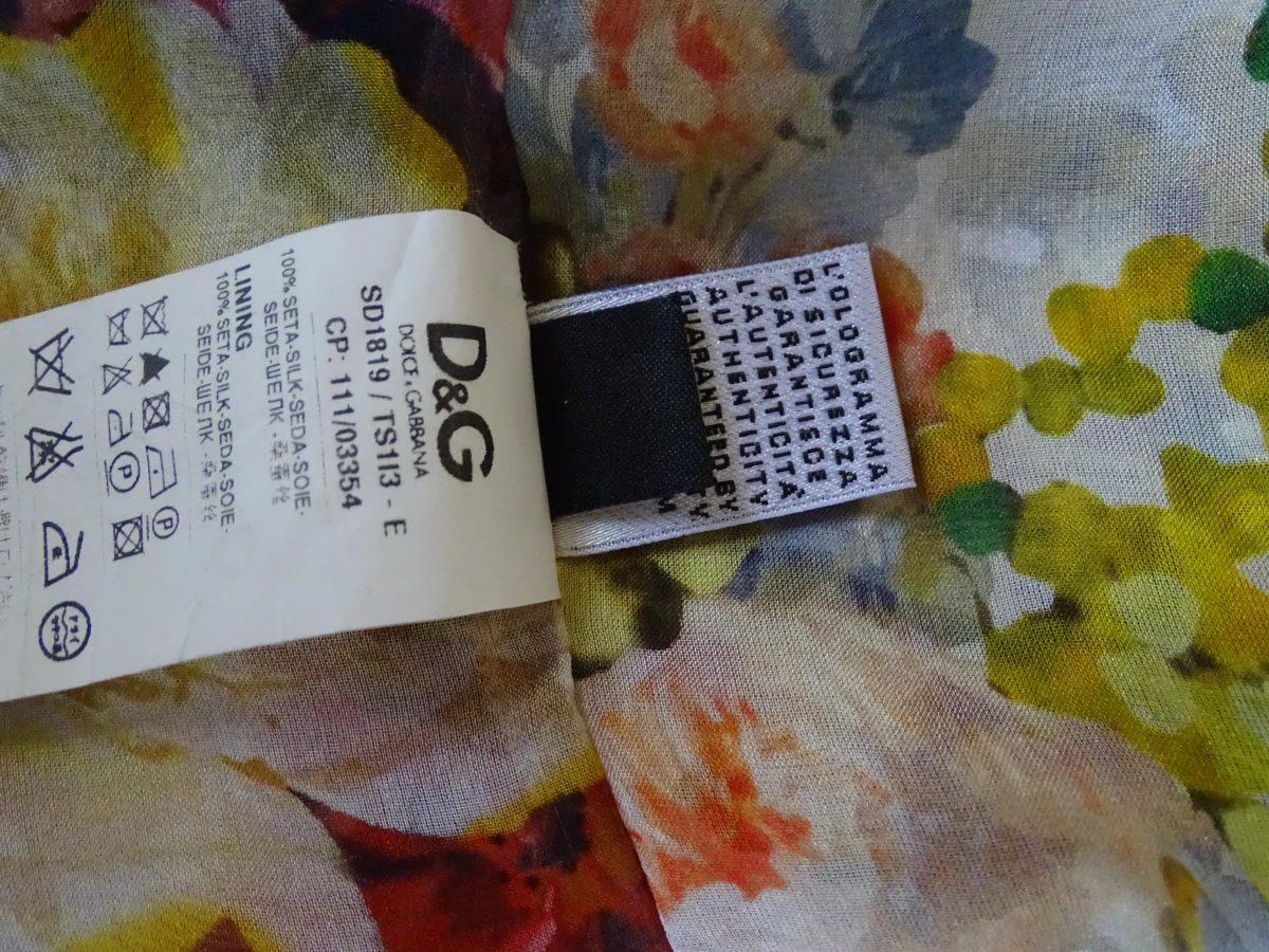 Dames D&G zomerjurk met bloemenprint maat 38 - foto 7