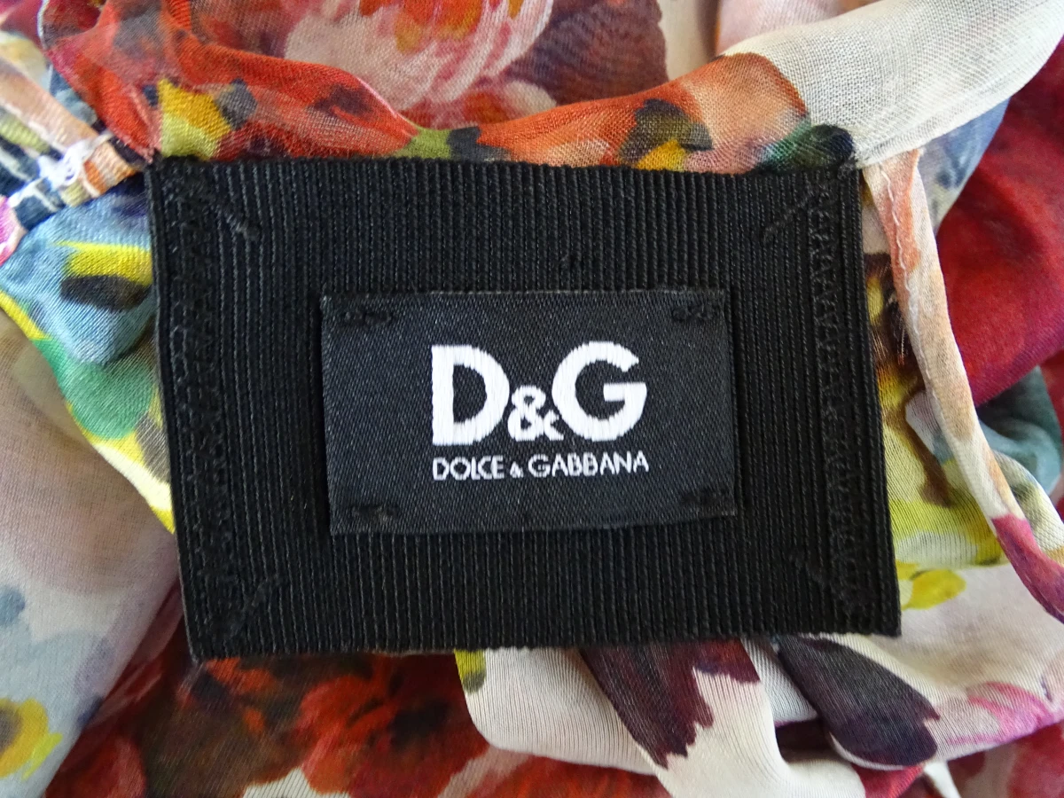 Dames D&G zomerjurk met bloemenprint maat 38 - foto 4