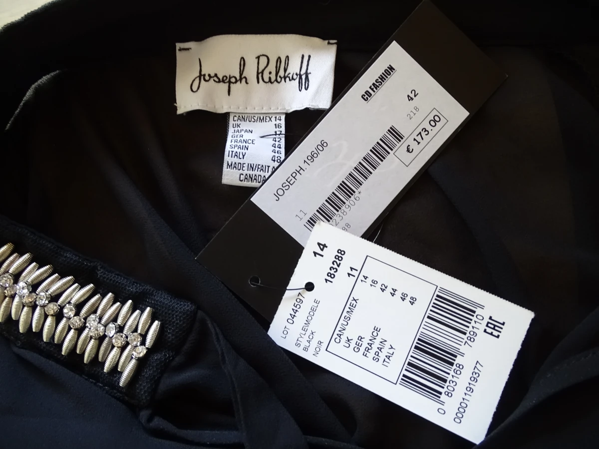 Joseph Ribkoff transparante blouse met parelketting - foto 4