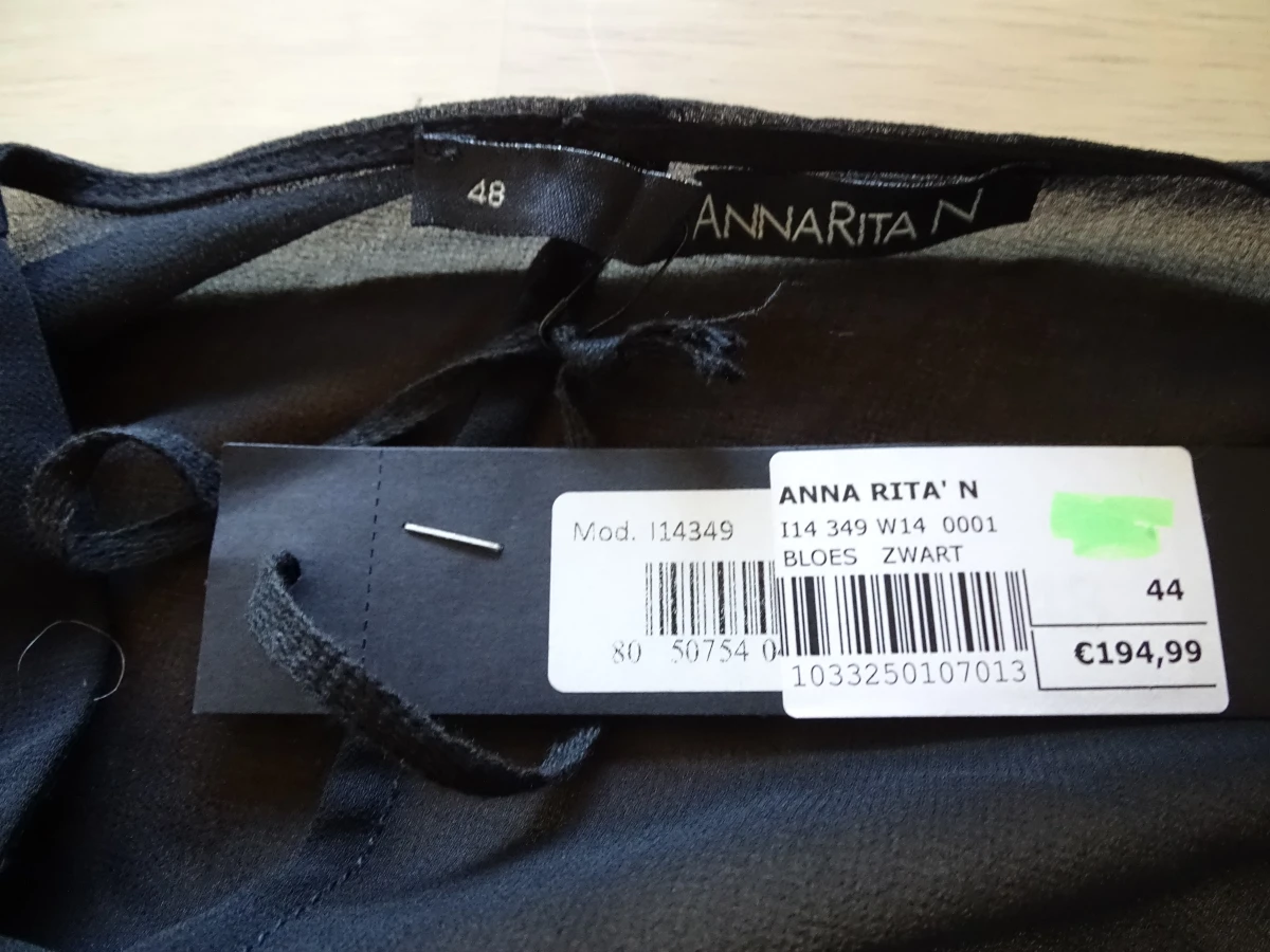 Anna Rita N damesblouse met ruches - foto 4