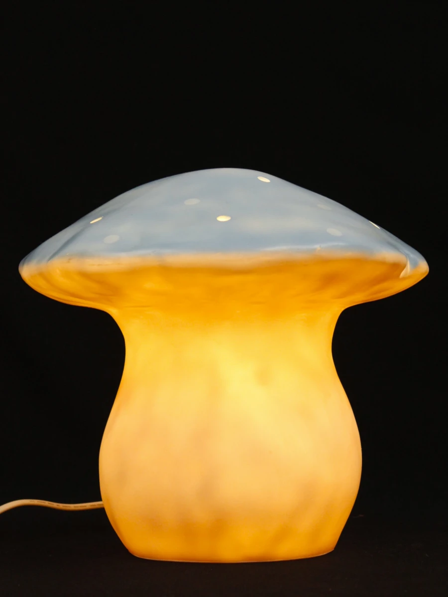 Heico set van twee sprookjesachtige paddenstoel lampen in kunststof - foto 8