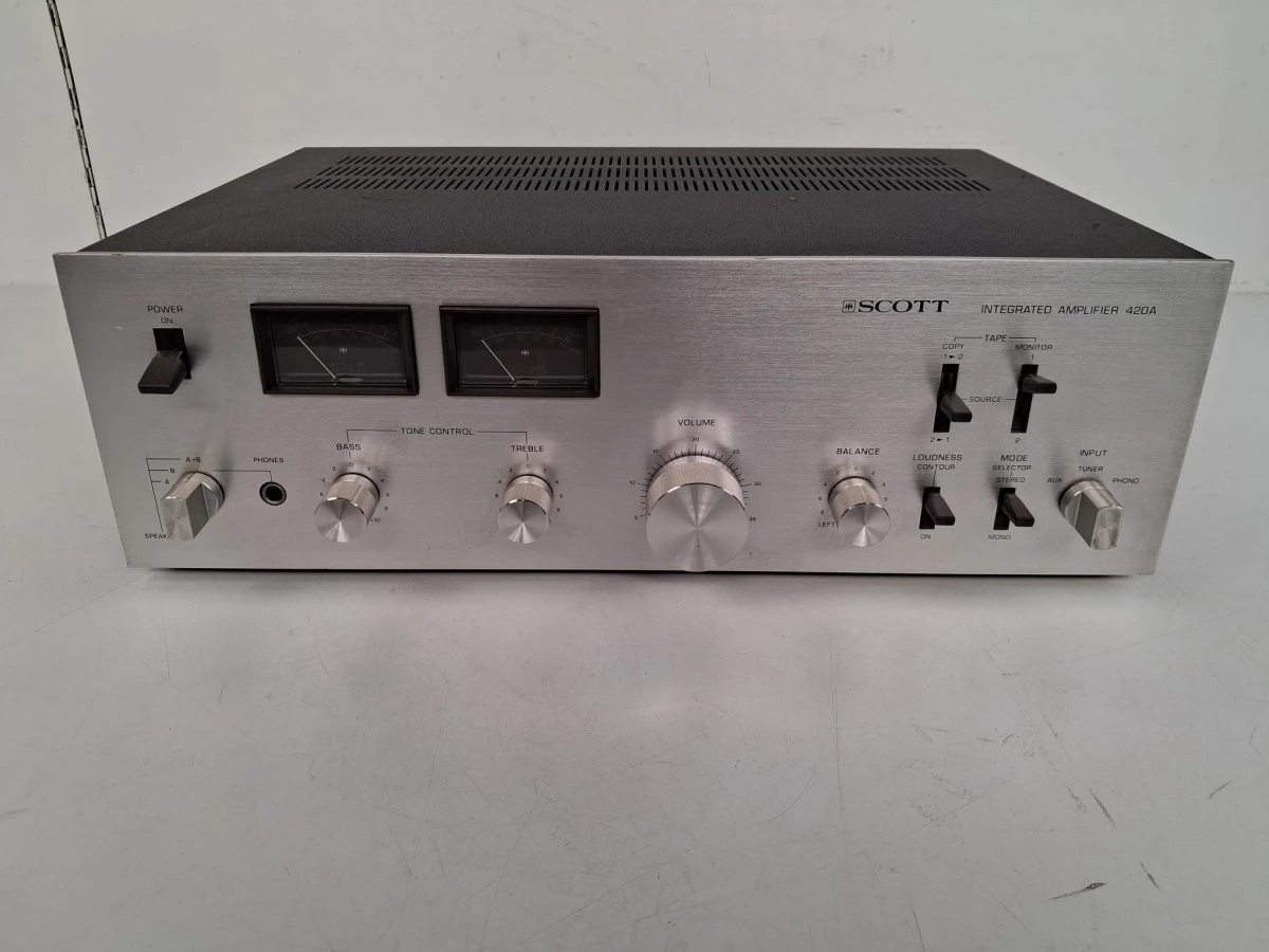 Vintage Scott 420A geïntegreerde stereoversterker - foto 2