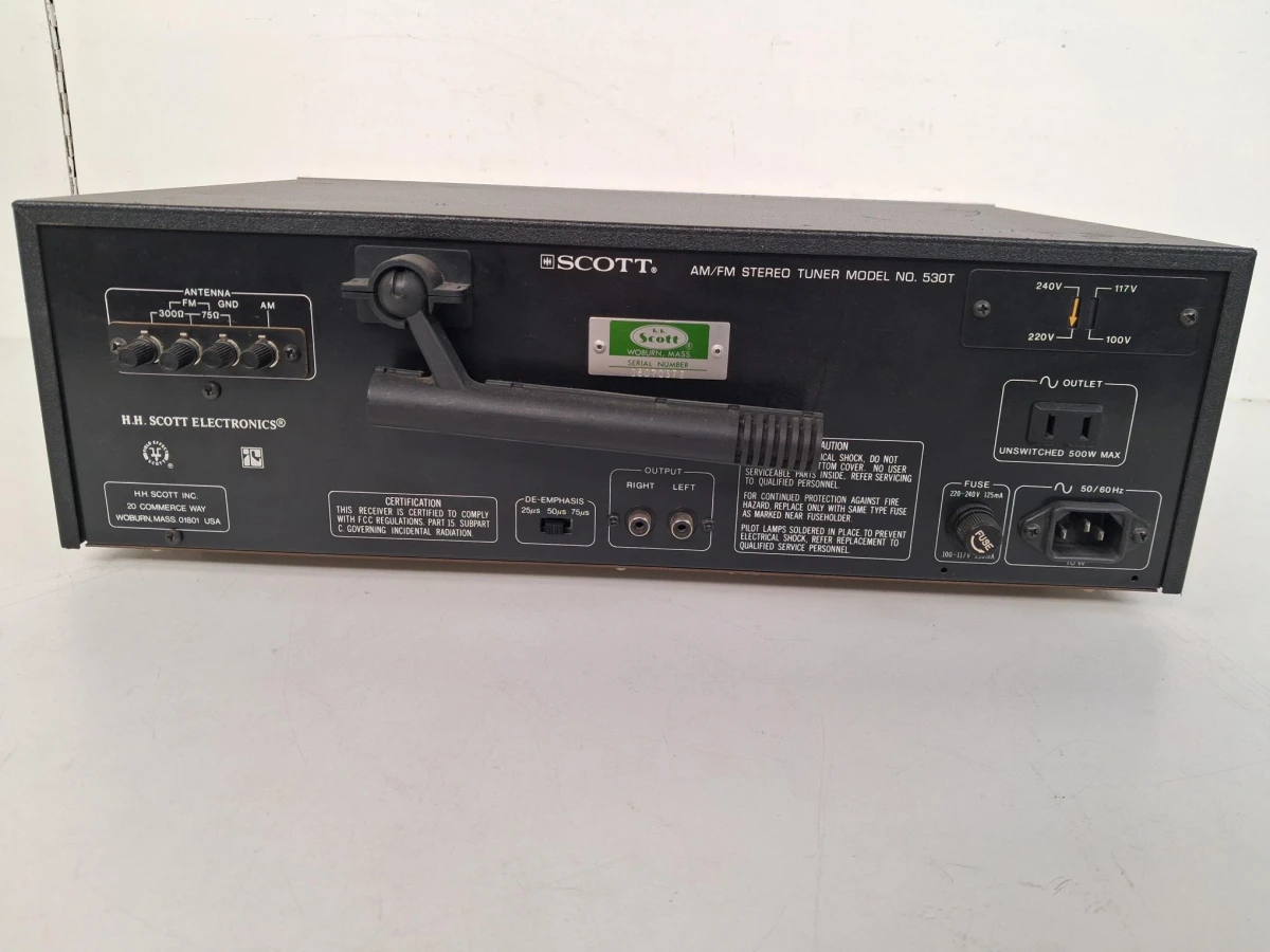 Vintage Scott 530T AM/FM stereo-tuner - foto 4