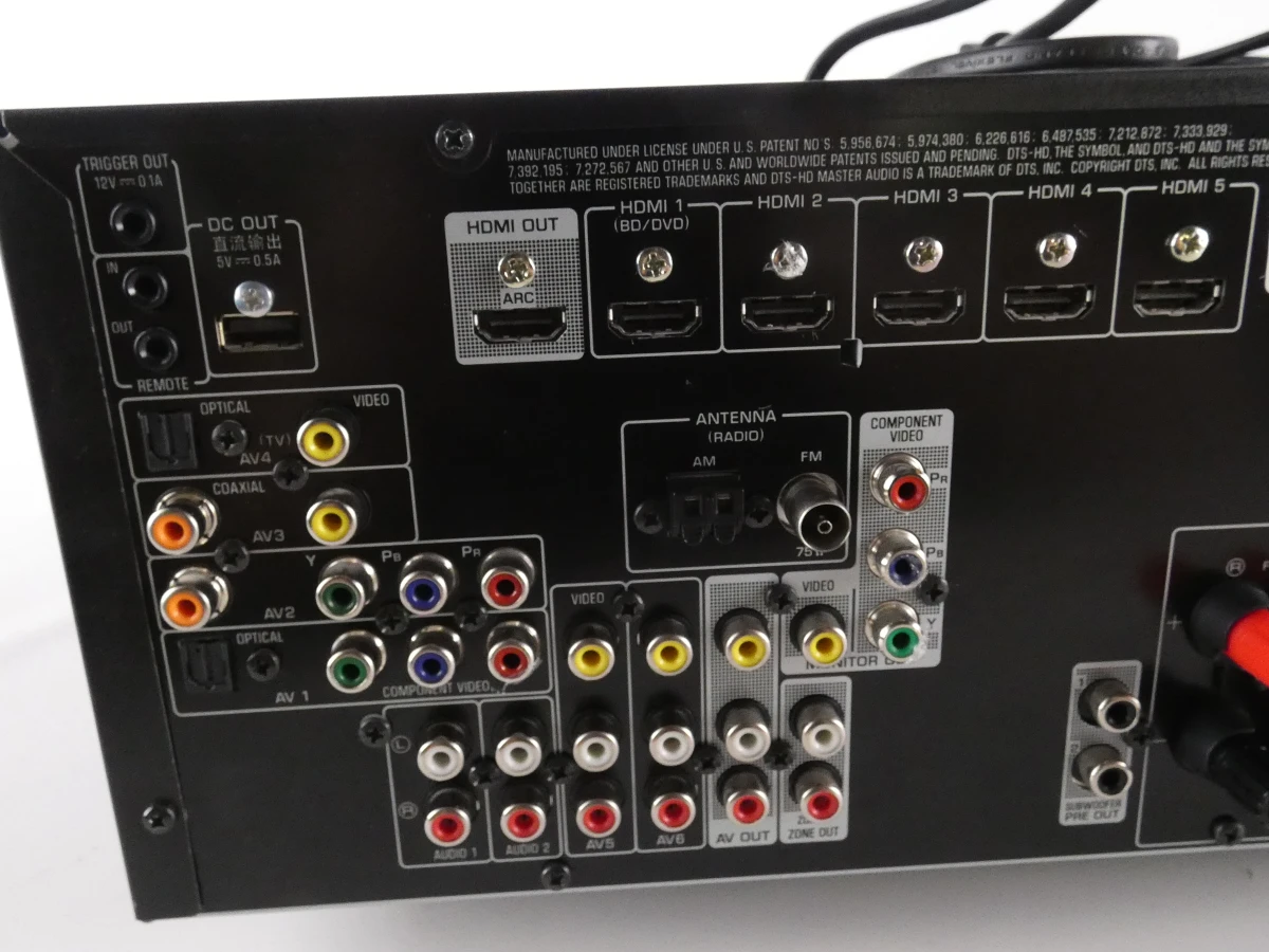 Yamaha AV Receiver RX-V677 met afstandsbediening - foto 6