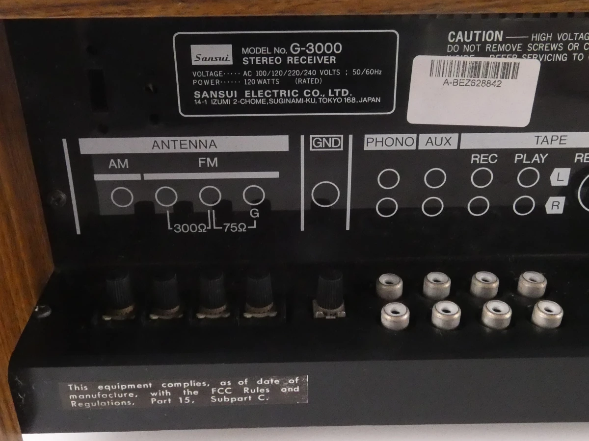 Vintage Sansui G-3000 stereo receiver - foto 8