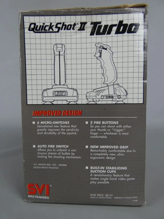 QuickShot II Turbo Deluxe Joystick Controller vintage - foto 2